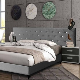 Cabecera Larga de Pared Atenas c/ Cristales (230x60cm)