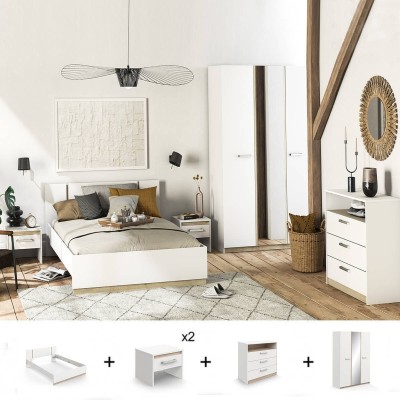 Pack Dormitorio Completo Watson (200x160cm)