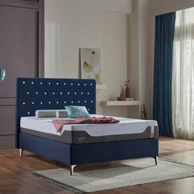 Cama Doble c/ Cristales y Almacenaje Tulipa