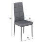 Pack 4 Sillas Axiss (Gris)