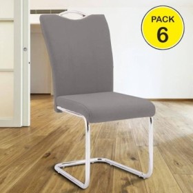 Pack 6 Sillas Austria (Gris)
