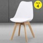 Pack Mesa de Comedor Dinamarca + 4 Sillas Fina