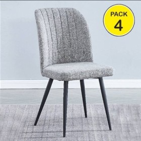 Pack 4 Sillas Rory (Gris)