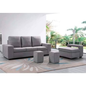 Sofá 2 Plazas + Chaise Long Reversible Mike (230x150cm)