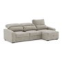 Sofá 2 Plazas + Chaise Long Reversible con Cama Baú Oslo (270x158cm)