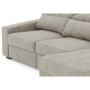 Sofá 2 Plazas + Chaise Long Reversible con Cama Baú Oslo (270x158cm)