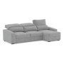 Sofá 2 Plazas + Chaise Long Reversible con Cama Baú Oslo (270x158cm)