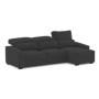 Sofá 2 Plazas + Chaise Long Reversible con Cama Baú Oslo (270x158cm)