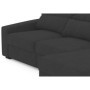 Sofá 2 Plazas + Chaise Long Reversible con Cama Baú Oslo (270x158cm)