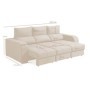 Sofá 3 Plazas con Cama Gael (245x105cm)
