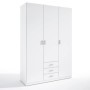 Armario 3 Puertas Abatibles + 3 Cajones Roma