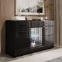 Aparador de 3 Puertas + 2 Cajones Vusher (con Luz Led)