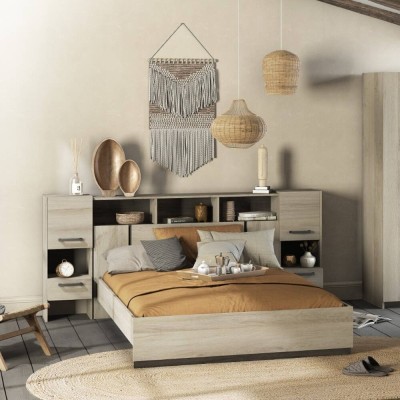 Cama Con Almacenamiento Watson
