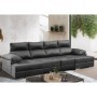 Sofá 2 Plazas con Chaise Longue Doble y Cama Nápoles (300x165cm)