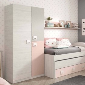 Nube Armario Juvenil 3 Puertas Corredera