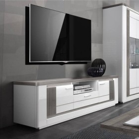 Mueble TV Bellaria Lacada (con Luz LED)