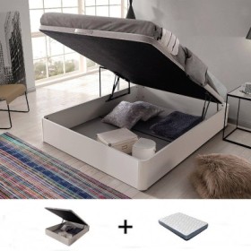 Arcón Eva Sommier Pack 30mm c/ Tapa Forrada + Colchón Amazon