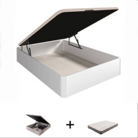 Pack Sommier Guadiana con Funda Navia 3D + Colchón Arion 20cm