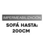 Servicio de Impermeabilización - Sofá hasta 200cm.