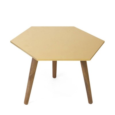 Mesa de centro hexagonal