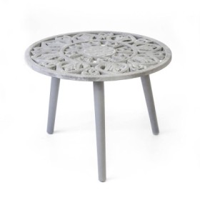 Mesa de centro 36cm grabada