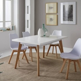 Mesa de Comedor Nórdica Extensible (140/180x75x90cm)