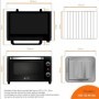 Mini Horno Eléctrico de 10 Litros