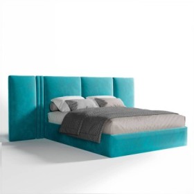 Cama tapizada de matrimonio Isabella + Colchón Opc.