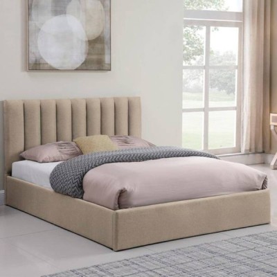 Cama Tapizada De Matrimonio Cintia + Colchón Opc.