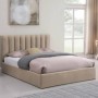 Cama Tapizada De Matrimonio Cintia + Colchón Opc.