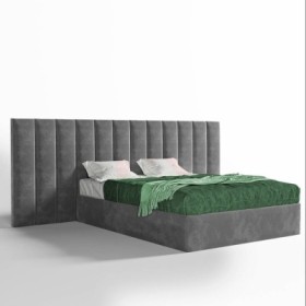 Cama Tapizada De Matrimonio Cintia XL + Colchón Opc.