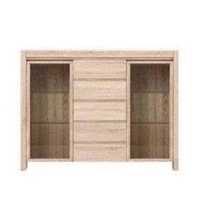 Aparador Kaspian 2 puertas + 5 cajones (con luz LED)