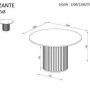 Mesa de Comedor Fija Zante