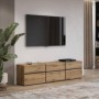 Mueble TV 3 Puertas + 3 Cajones Cross