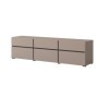 Mueble TV 3 Puertas + 3 Cajones Cross
