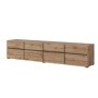 Mueble TV 4 Puertas + 4 Cajones Cross