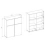 Mueble 4 Puertas Cross