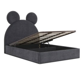 Cama Estofada Juvenil Mickey Luxury + Colchão Opc.