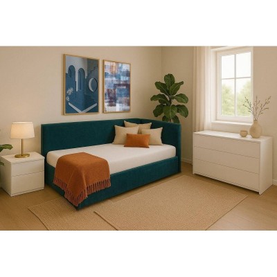 Cama de Canto Reversível Safira + Colchão Opc.