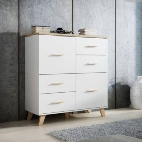 Mueble Bar 2 Puertas + 4 Cajones Sanna