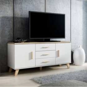 Mueble Tv 2 Puertas + 3 Cajones Sanna