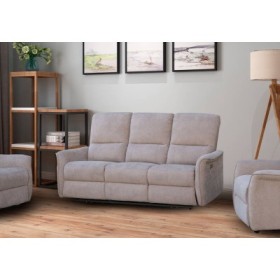 Sofá 3 Plazas Relax c/ Mecanismo Elétrico Luk (198x92cm)