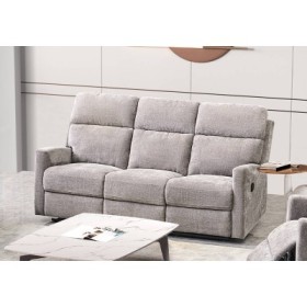 Sofá 3 Plazas Relax c/ Mecanismo Manual Ten (181x92cm)