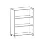 Mueble Auxiliar 2 Puertas Izzy