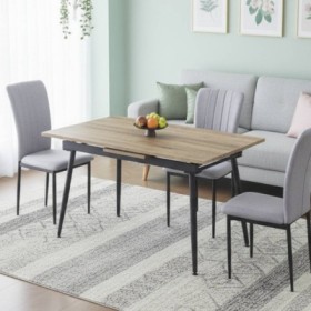 Mesa de Comedor Extensible Trenton (120/180x80x75cm)