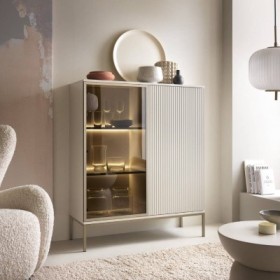 Vitrina 2 Puertas Sento (con Luz LED)