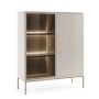 Vitrina 2 Puertas Sento (con Luz LED)