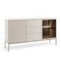 Aparador 2 Puertas + 3 Cajones (con Luz LED)