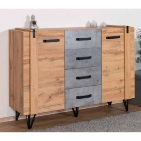 Aparador 2 Puertas + 4 Cajones Lofter