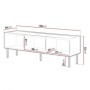 Mueble Tv 3 Puertas Fellini